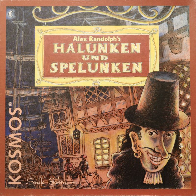 Halunken und Spelunken Cover des Brettspiels 'Halunken und Spelunken'